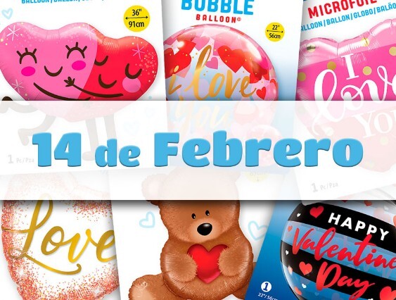 Globos 14 de Febrero por Mayoreo
